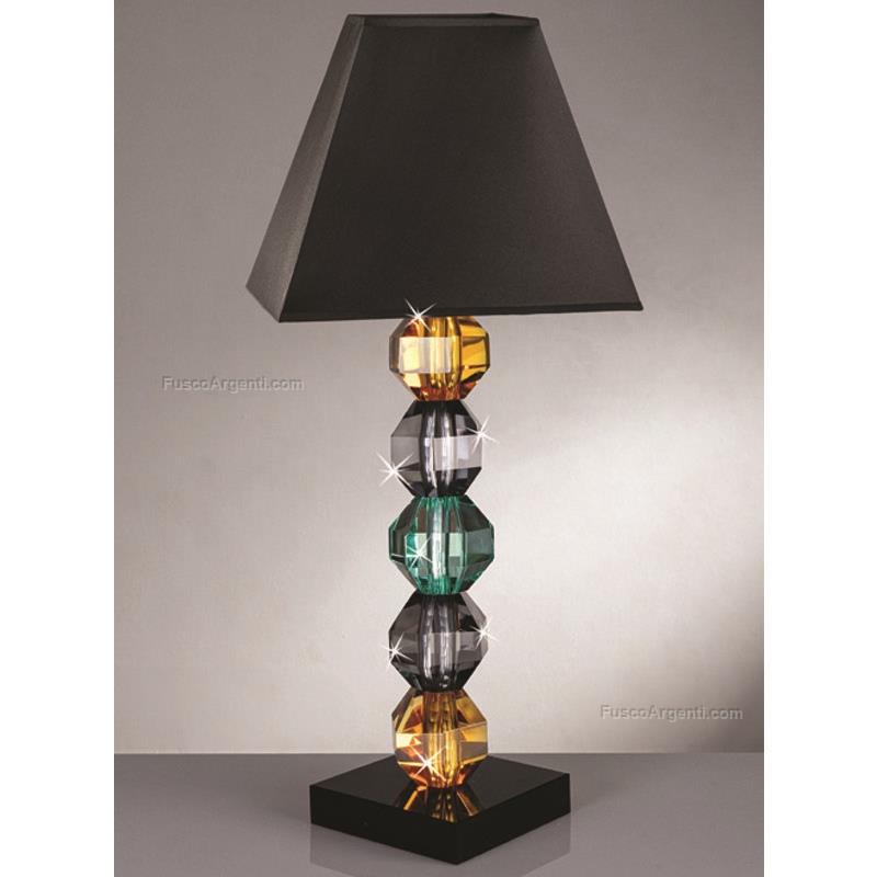 ranoldi crystal lamp multicolor