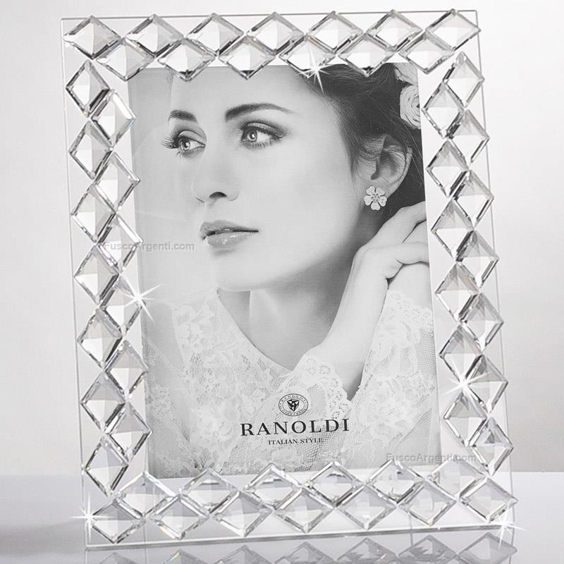 ranoldi crystal photoframe rhombus