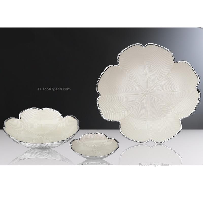 thilia argenti bowl cloverleaf mother of pearl