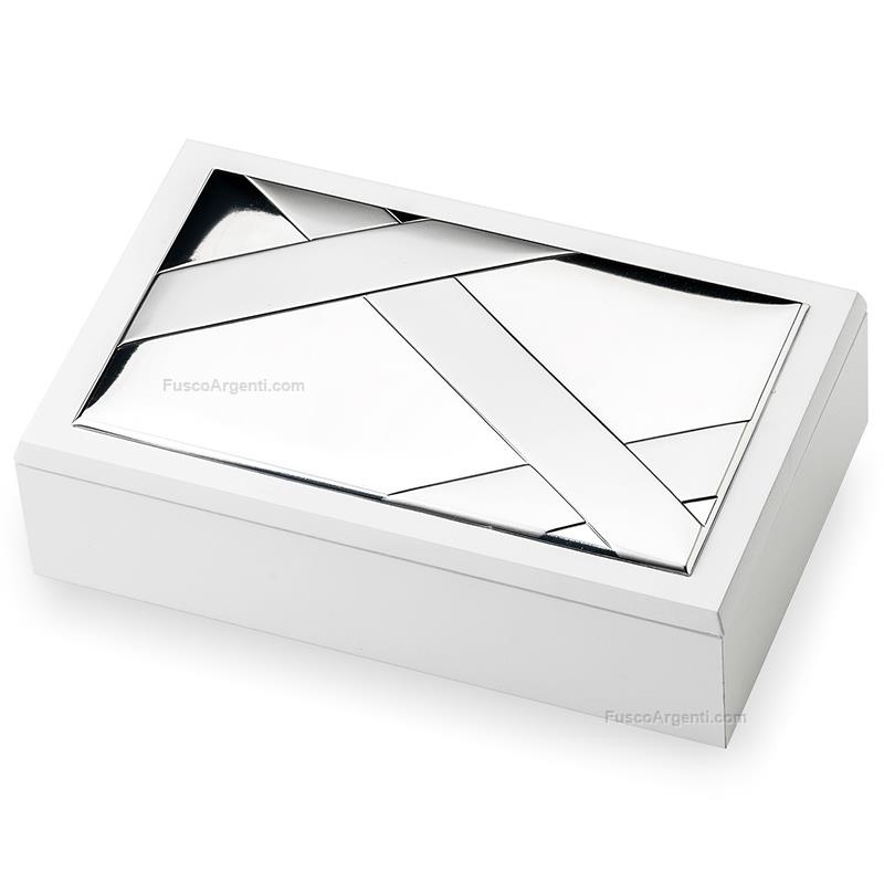 White wood jewelry case thilia argenti cm 205x125 h 6 white wood and