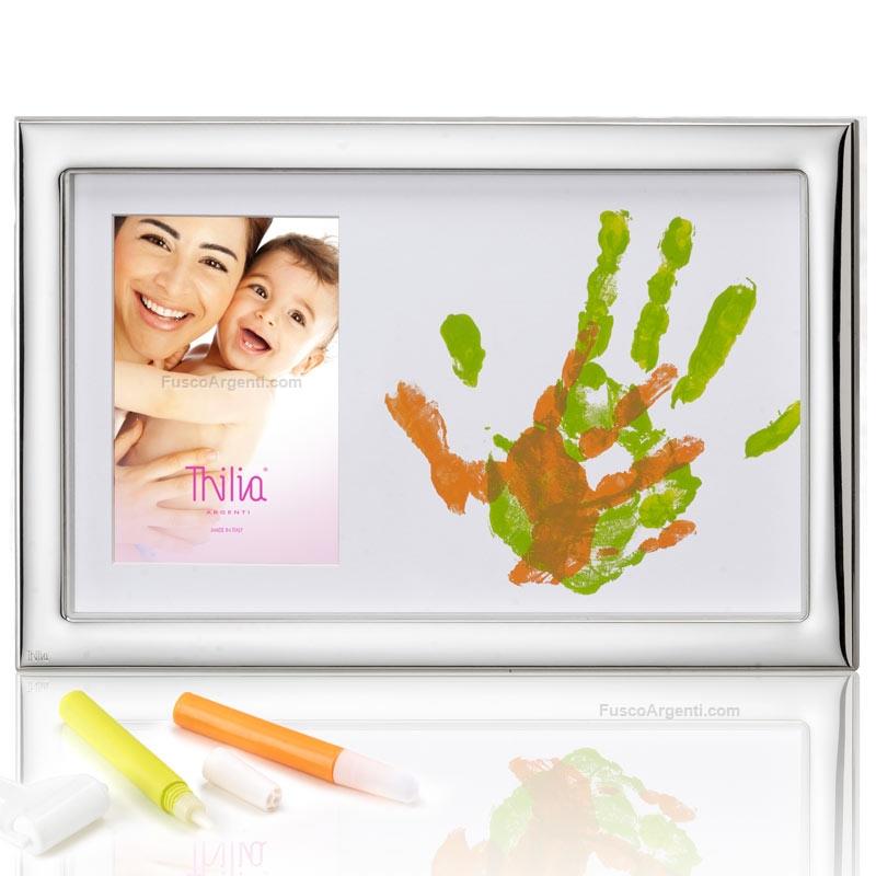 thilia argenti cornice con kit impronta
