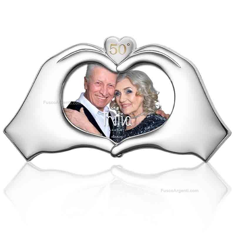 thilia argenti cornice mani a cuore 50