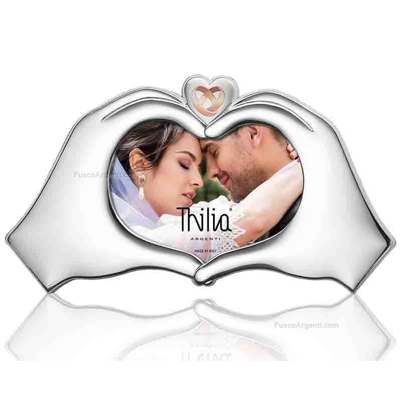 thilia argenti photoframe heart hands wedding rings