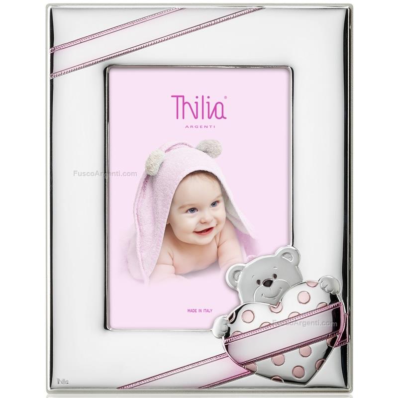 thilia argenti cornice orsetto cuore