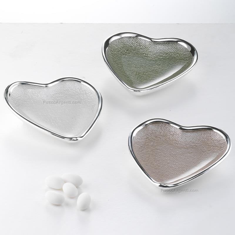 thilia argenti heart shape plate