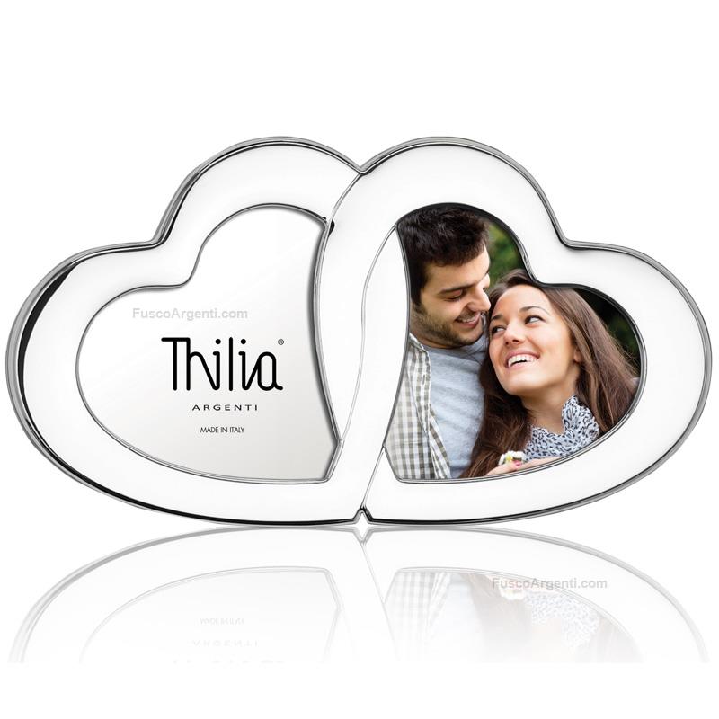 thilia argenti photoframe two hearts polished