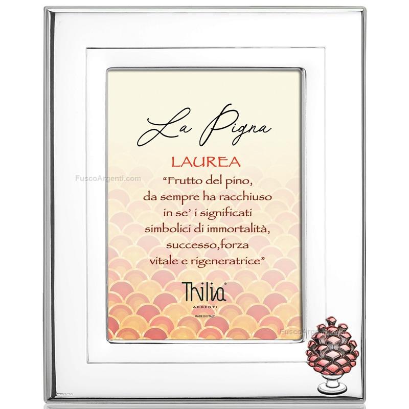 thilia argenti photoframe pinecone graduation