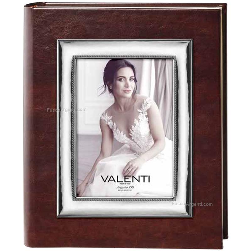 Photo album with frame valenti & co. cm 25x30 eco-leather photo album with  silver plate frame vl53541 photo album special price