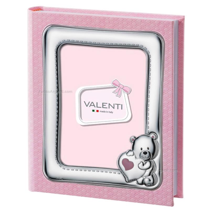 valenti & co. photo album bear with heart