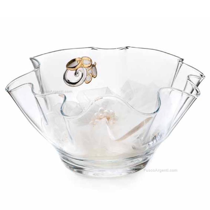 valenti & co. glass centerpiece