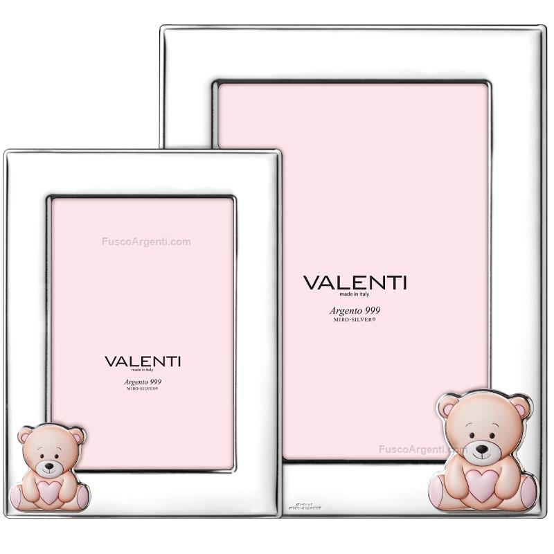 valenti & co. double photoframe teddy