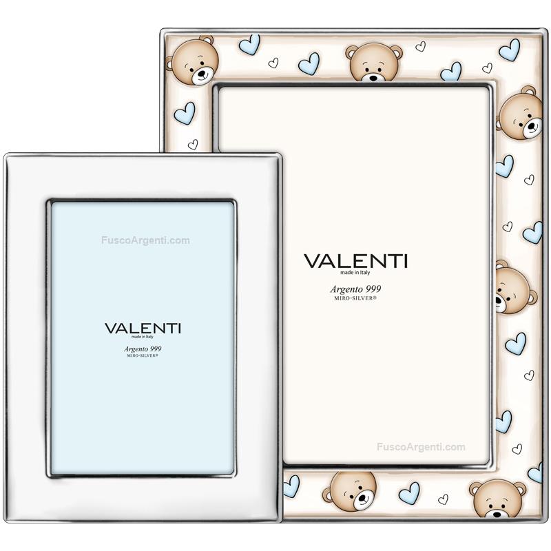 valenti & co. double photoframe teddy