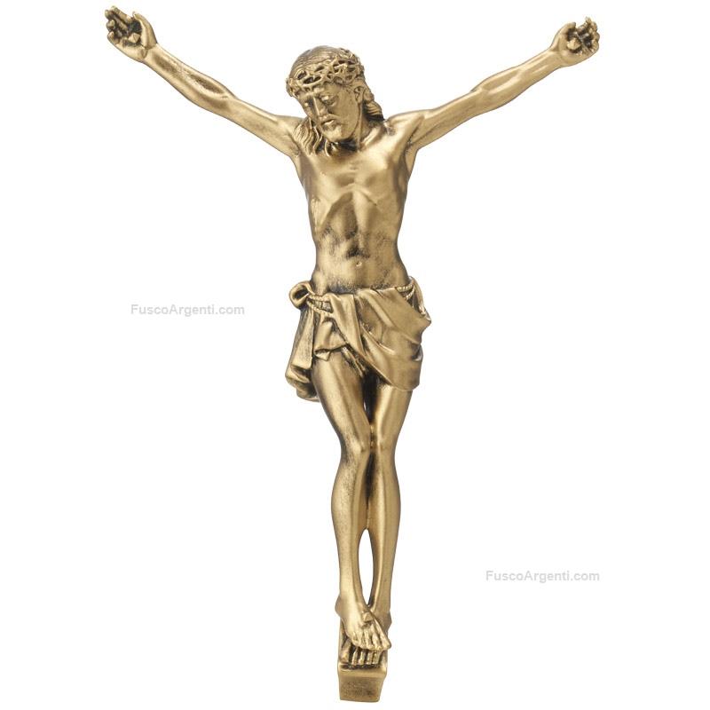 valenti & co. gold satin crucifix