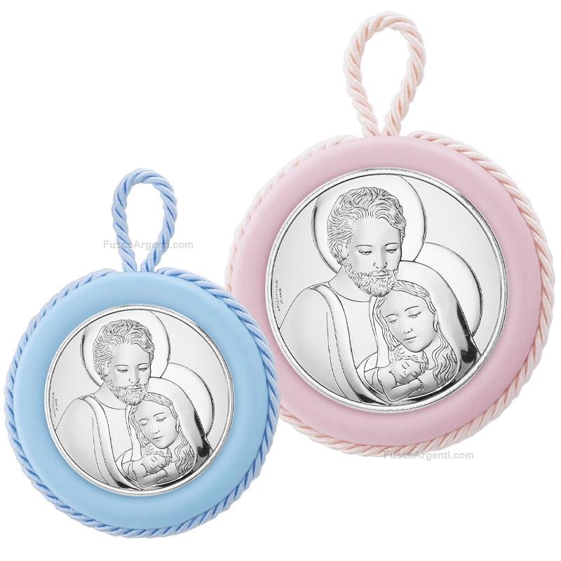 valenti & co. cradle medallion holy family