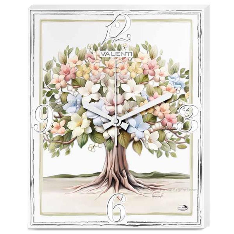 valenti & co. wood clock