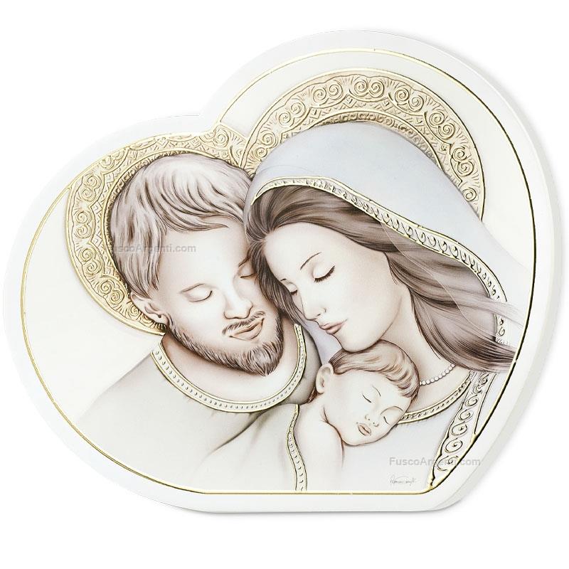 valenti & co. heart panel holy family