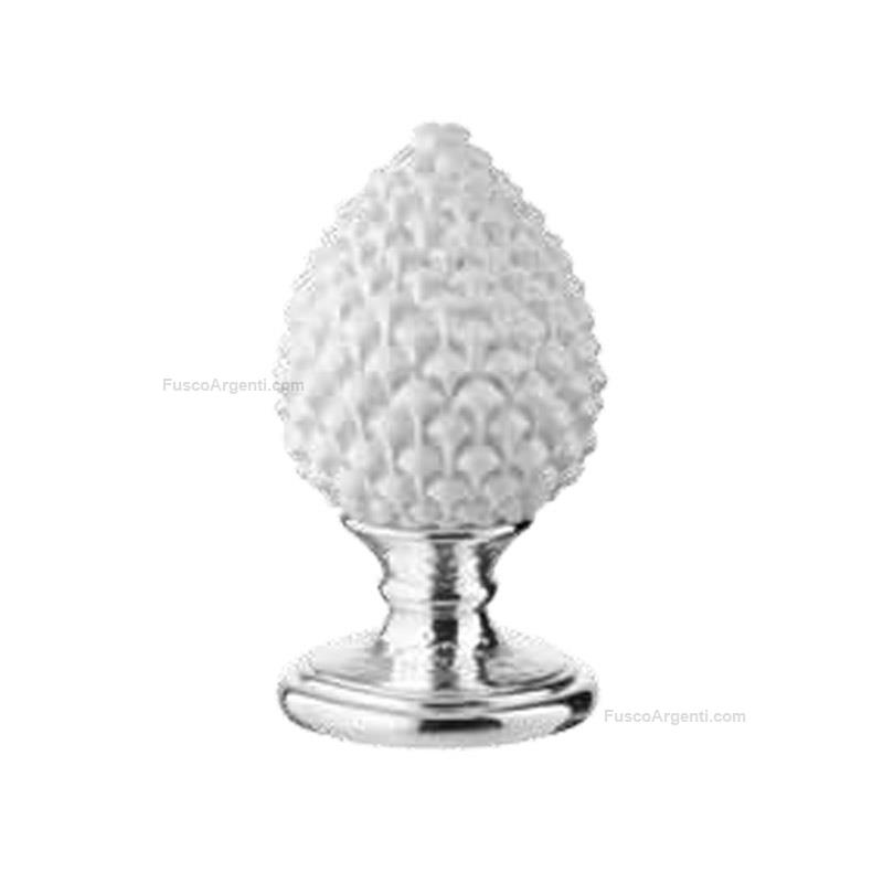 valenti & co. mini pinecone silver base