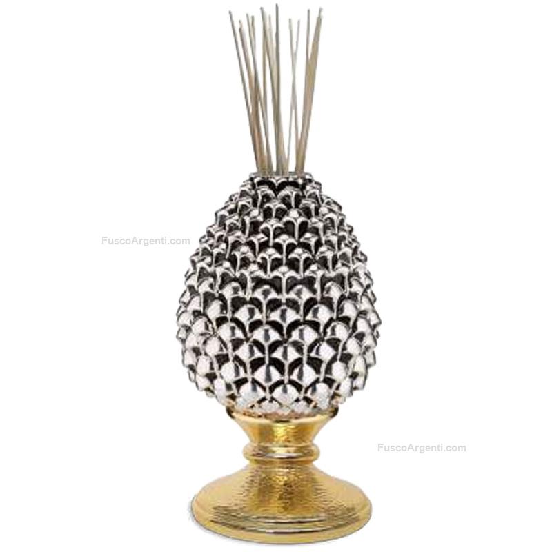valenti & co. silver pinecone perfumer