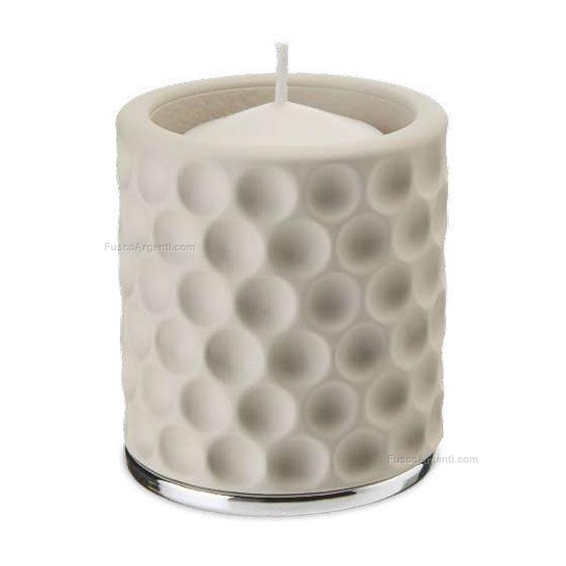 valenti & co. porta candela base argento