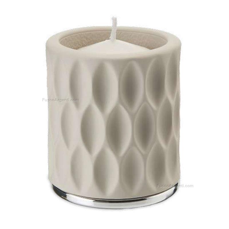 valenti & co. porta candela base argento
