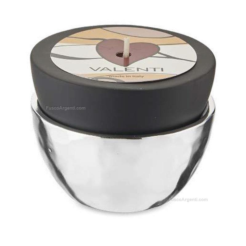 valenti & co. porta candela base argento