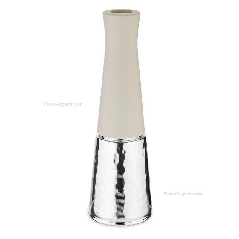 valenti & co. porta candela base argento