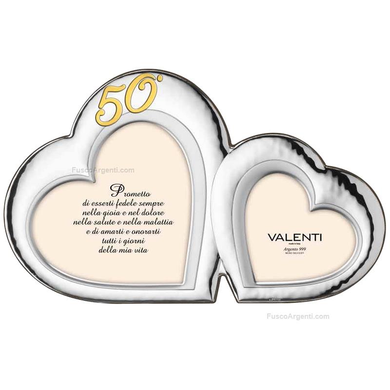 valenti & co. heart shape double photoframe
