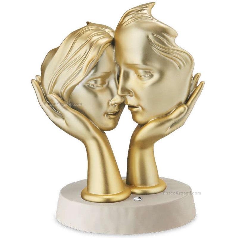 valenti & co. sculpture the kiss gold