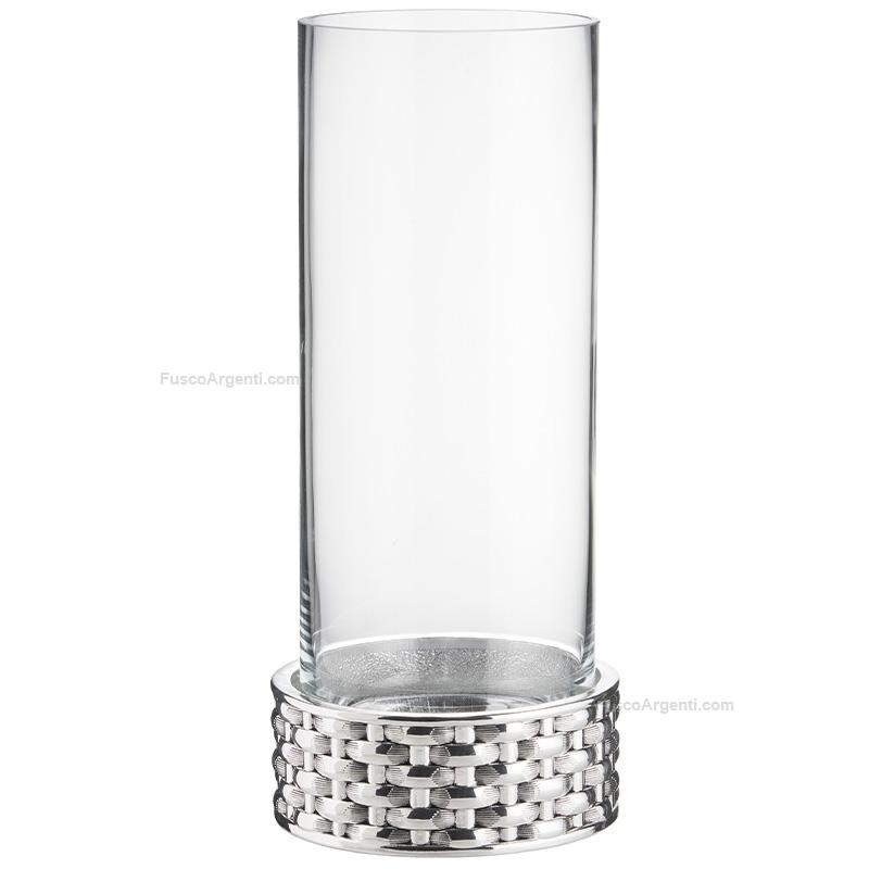 valenti & co. vase with base wickerwork