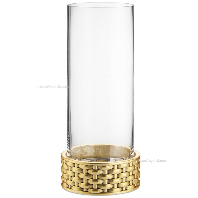 valenti & co. vase with base wickerwork