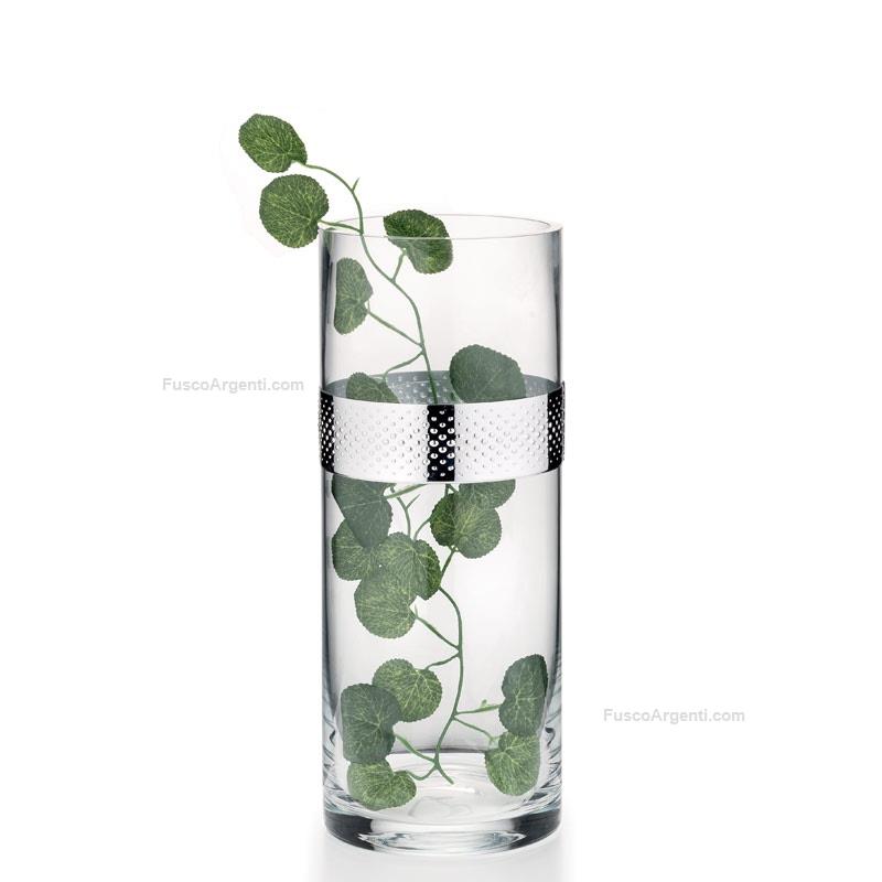 valenti & co. glass cylider vase