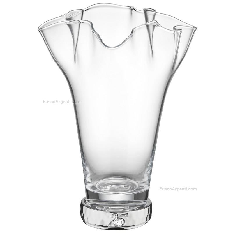 valenti & co. vaso in cristallo