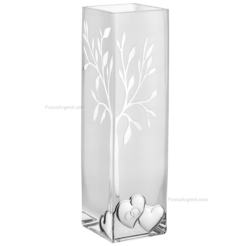 valenti & co. vase with hearts