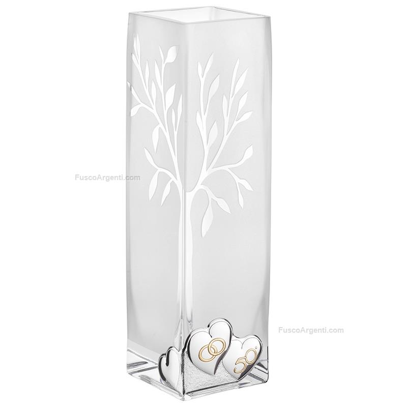 valenti & co. vase with hearts