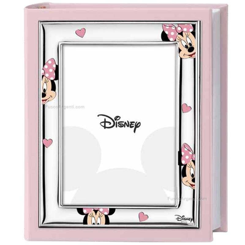 Photo album minnie mouse valenti disney cm 20x25 - frame 13x18 - pink baby  photo album with silver plate frame cm 13x18 vld489/2ra photo album baby  line special price