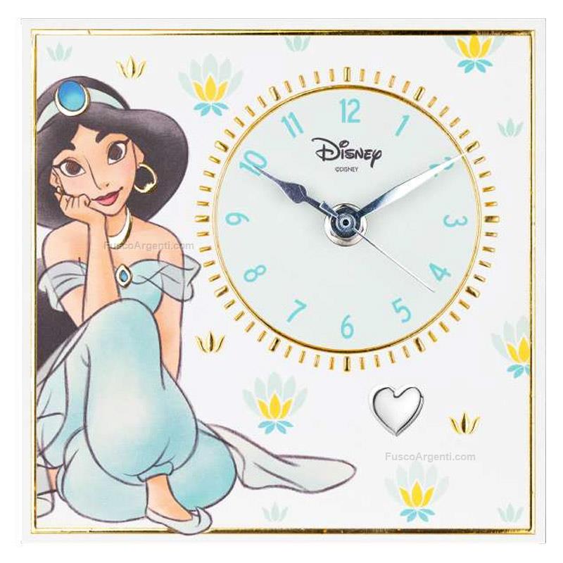 valenti disney table clock jasmine