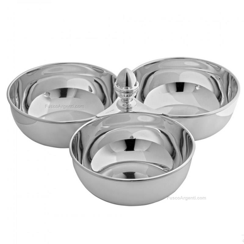 zaramella silver appetizers plate