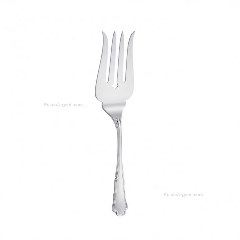 zaramella fish serving fork baroque style