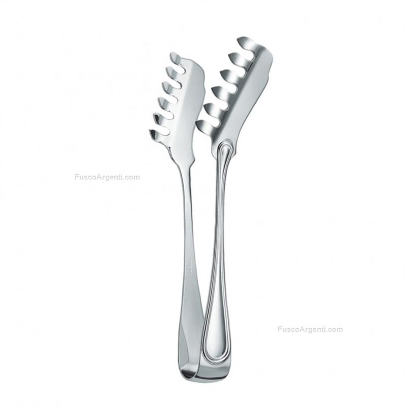 zaramella silver spaghetti tongs