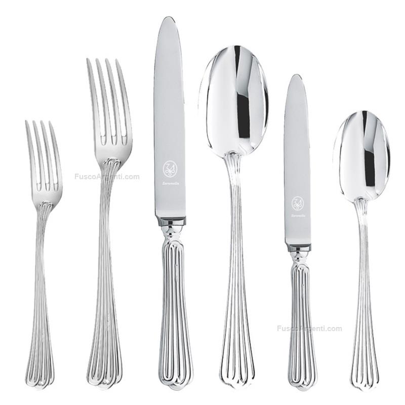 zaramella cutlery complete set meridiani style