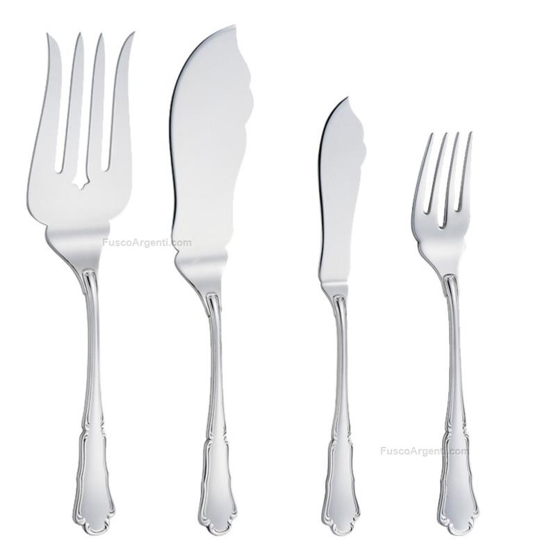 zaramella fish cutlery set baroque style