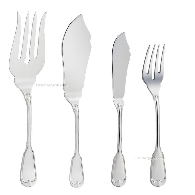 zaramella fish cutlery set mauriziano style