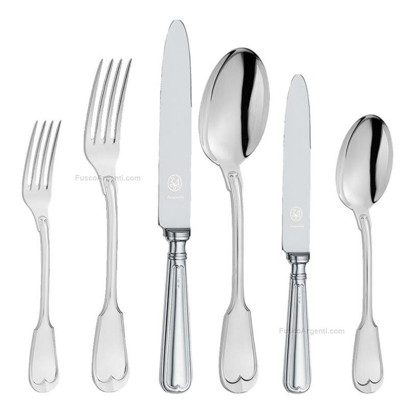 zaramella cutlery complete set mauriziano style