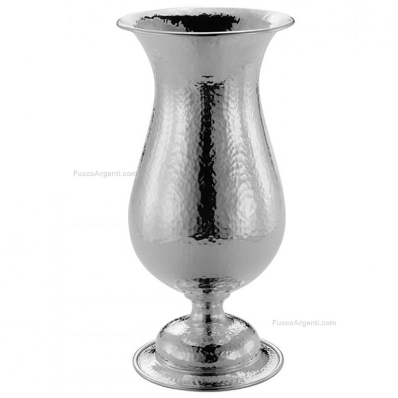 zaramella tulip vase hammered